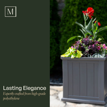 Mayne Cape Cod 20x20-Inch Self-Watering Square Planter