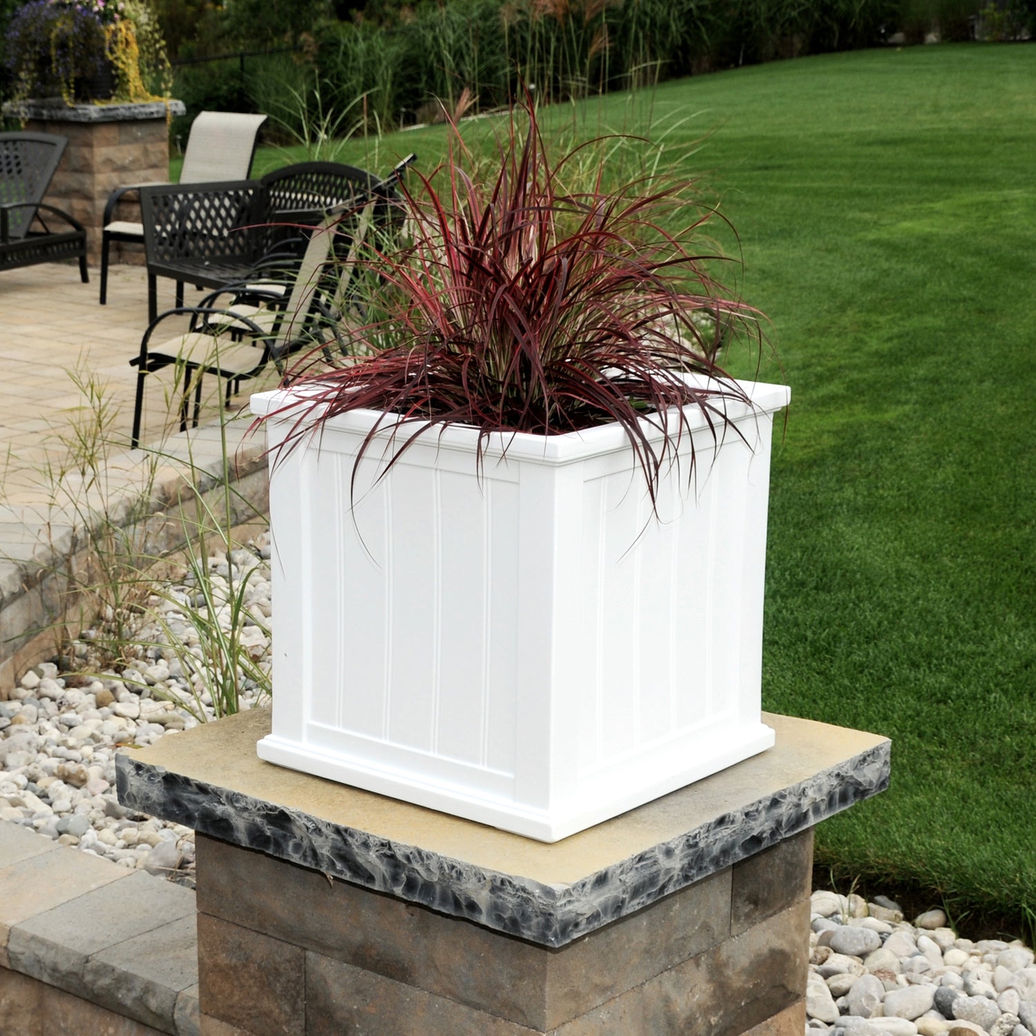 Mayne Cape Cod 20x20-Inch Self-Watering Square Planter