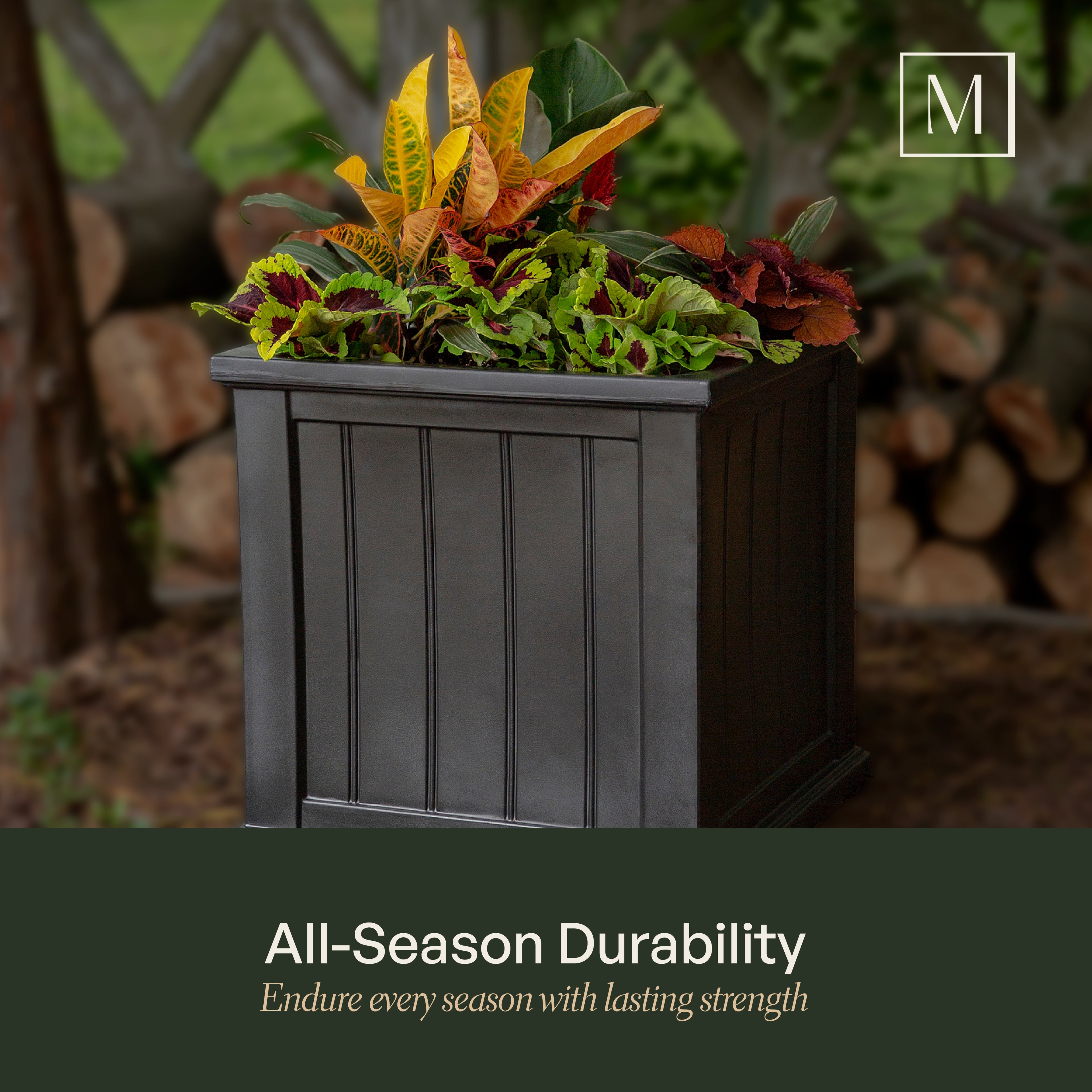 Mayne Cape Cod 20in Square Planter