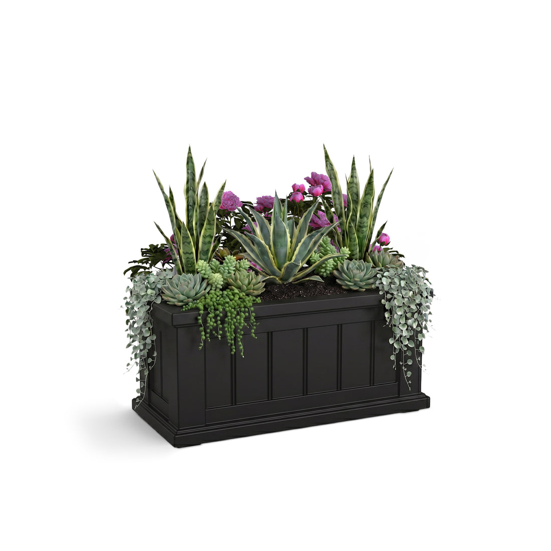 Mayne Cape Cod 24x11-Inch Self-Watering Rectangle Planter