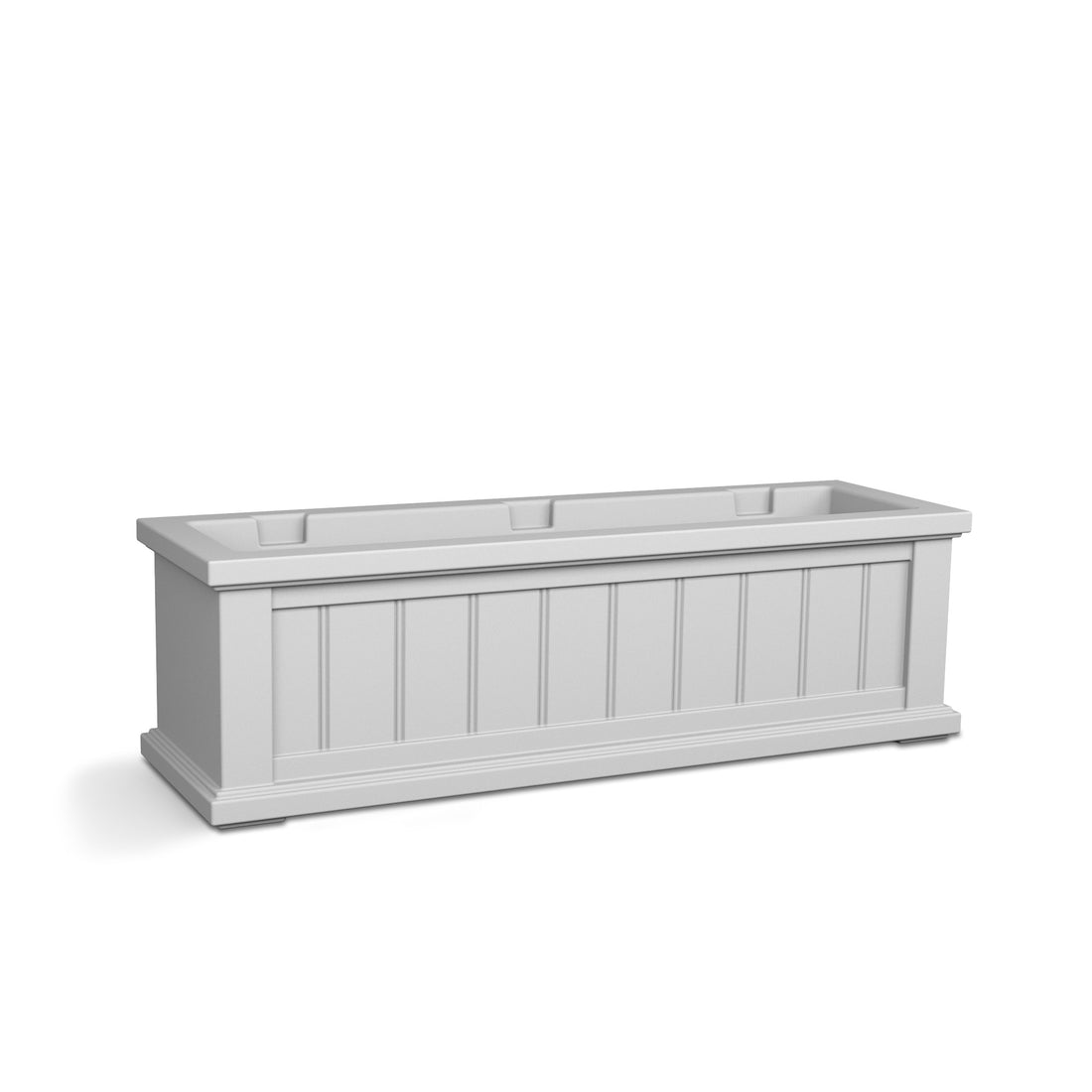 Mayne Cape Cod 3ft Self-Watering Window Box with Steel Wall Mount Brackets
