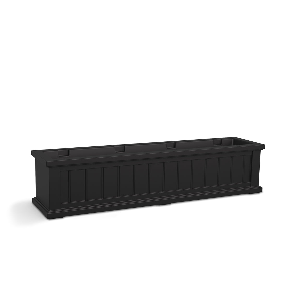 Mayne Cape Cod 4ft Self-Watering Window Box with Steel Wall Mount Brackets