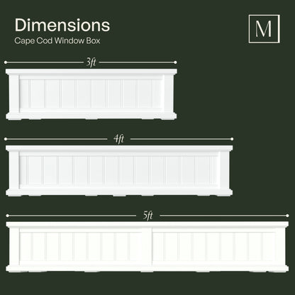 Mayne Cape Cod 4ft Window Box