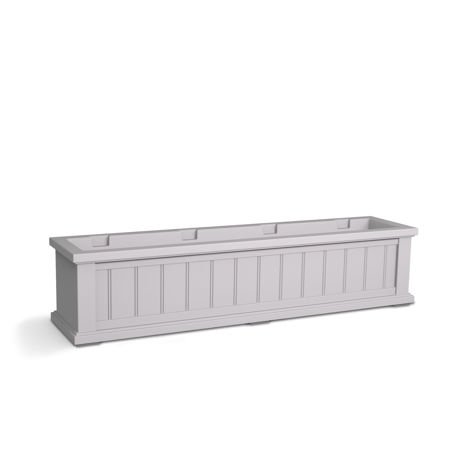 Mayne Cape Cod 4ft Self-Watering Window Box with Steel Wall Mount Brackets