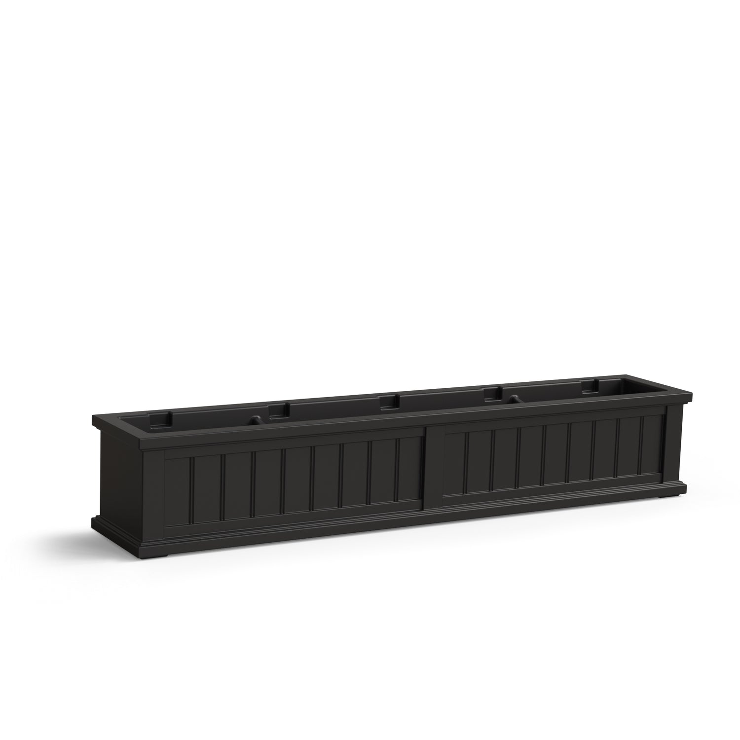 Mayne Cape Cod 5ft Self-Watering Window Box with Steel Wall Mount Brackets