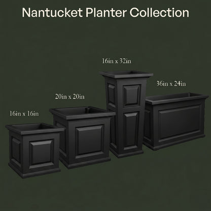 Mayne Nantucket 36-Inch Self-Watering Tall Rectangular Planter