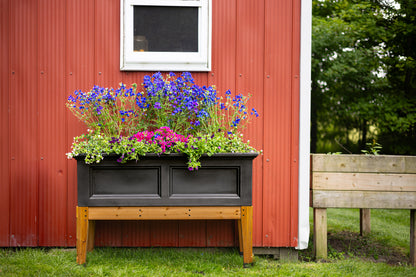 Mayne Fairfield 48-Inch Self-Watering Rectangle Elevated Garden Bed with Wooden Legs