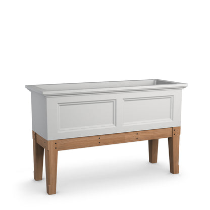Mayne Fairfield 48-Inch Self-Watering Rectangle Elevated Garden Bed with Wooden Legs