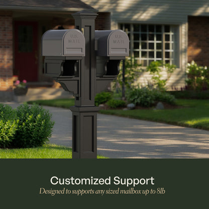 Mayne Rockport Double Arm Mail Post