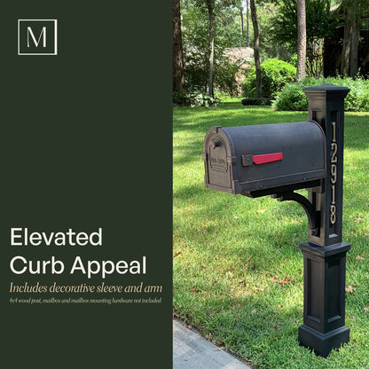 Mayne Newport Plus Single Arm Mail Post