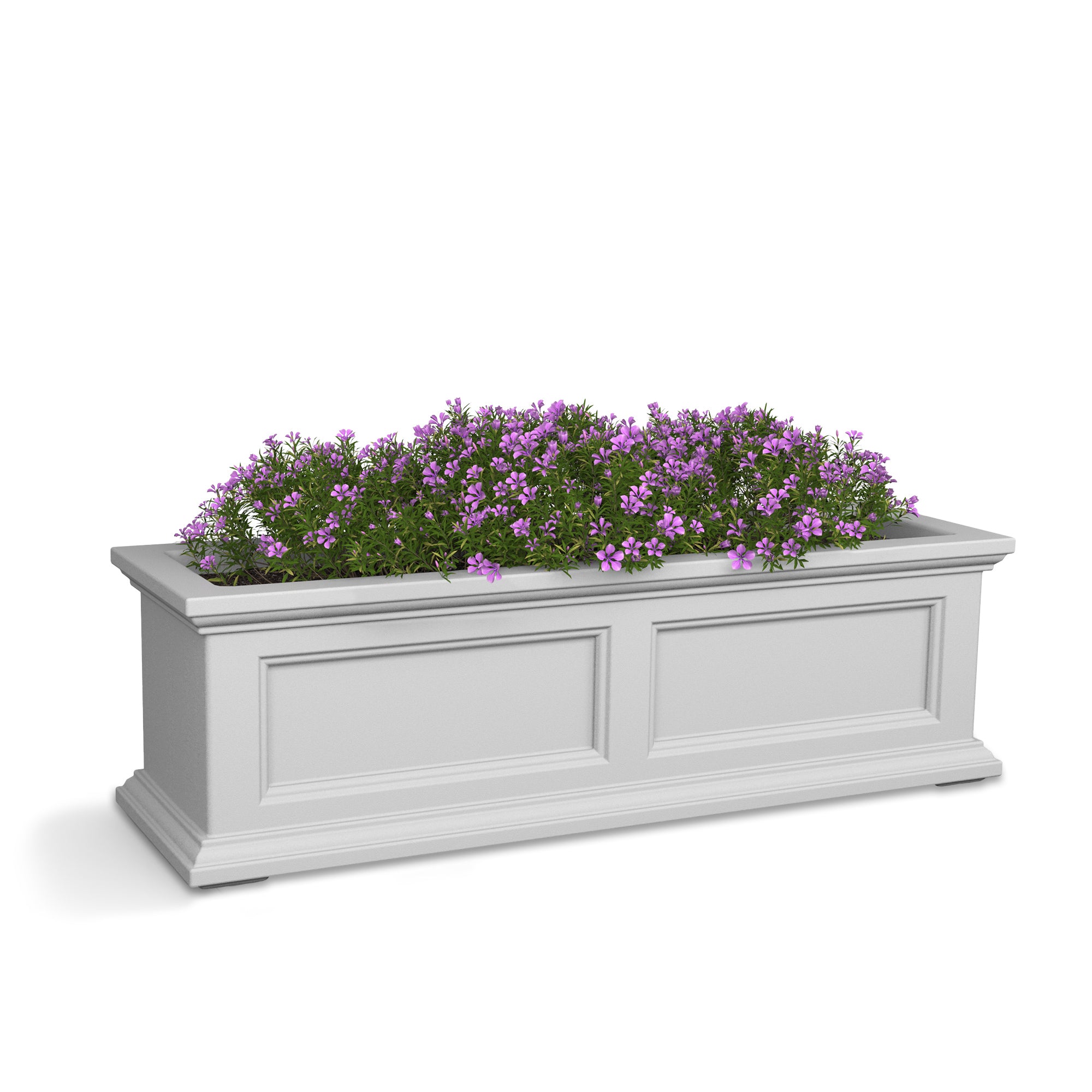 Mayne Fairfield 3ft Self-Watering Window Box with Steel Wall Mount Brackets