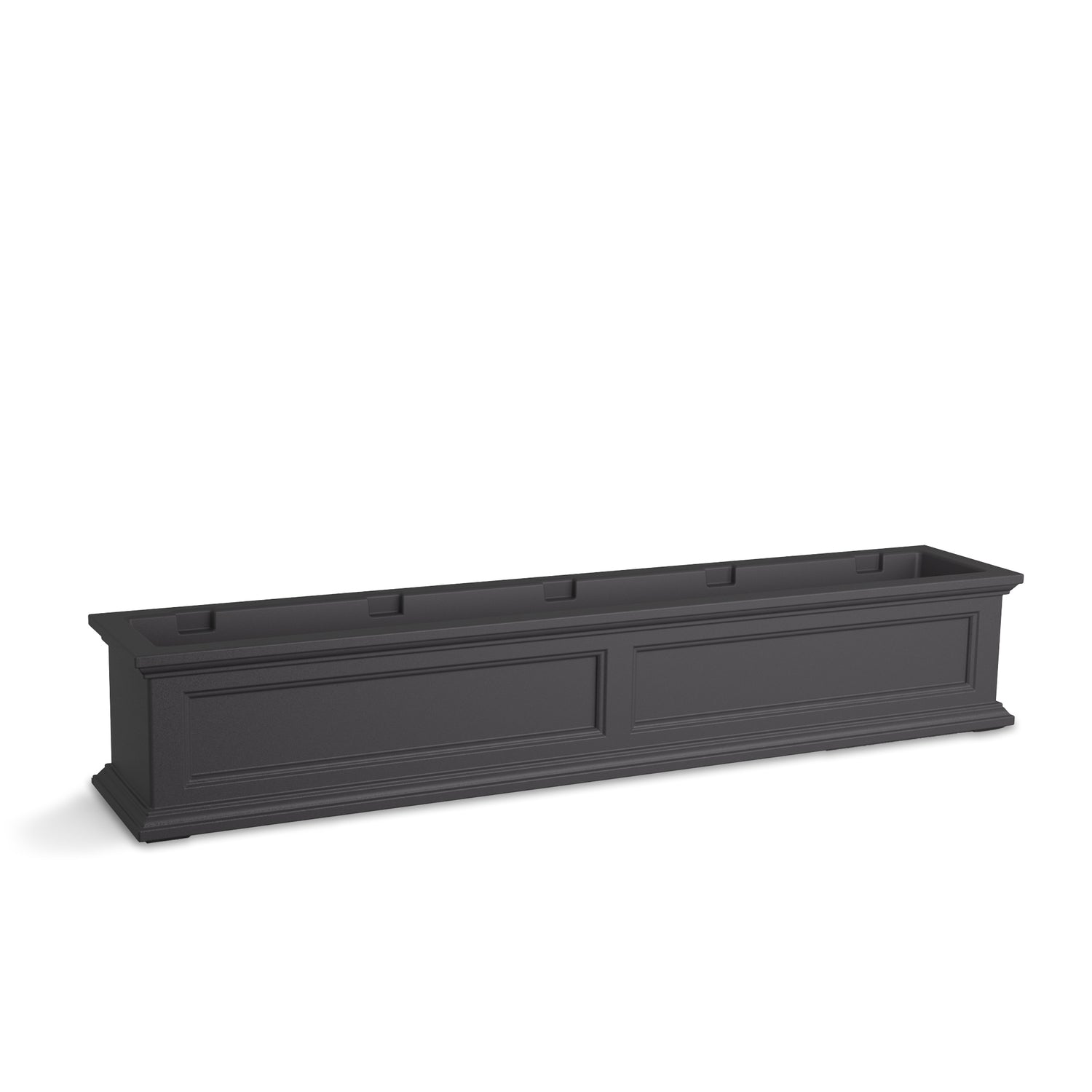 Mayne Fairfield 5ft Self-Watering Window Box with Steel Wall Mount Brackets