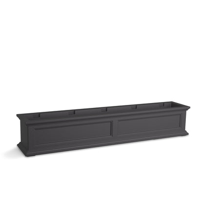 Mayne Fairfield 5ft Self-Watering Window Box with Steel Wall Mount Brackets
