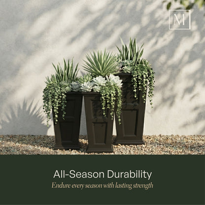 Mayne Fairfield 28-Inch Self-Watering Tall Planter with Removable Planting Insert