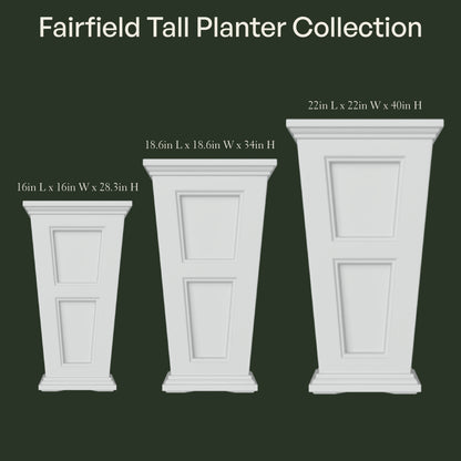 Mayne Fairfield 28-Inch Self-Watering Tall Planter with Removable Planting Insert