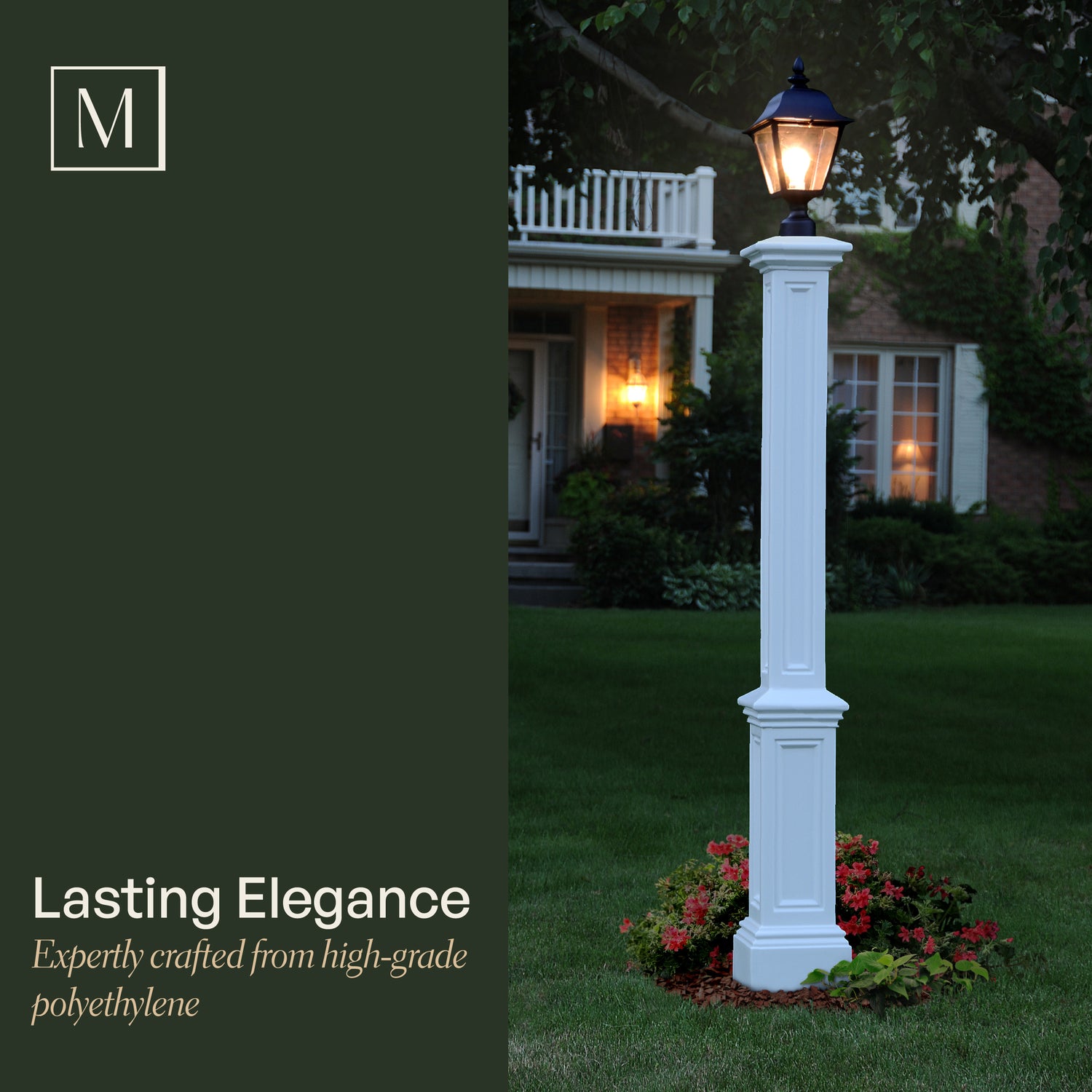 Mayne Signature Lamp Post - With Mount