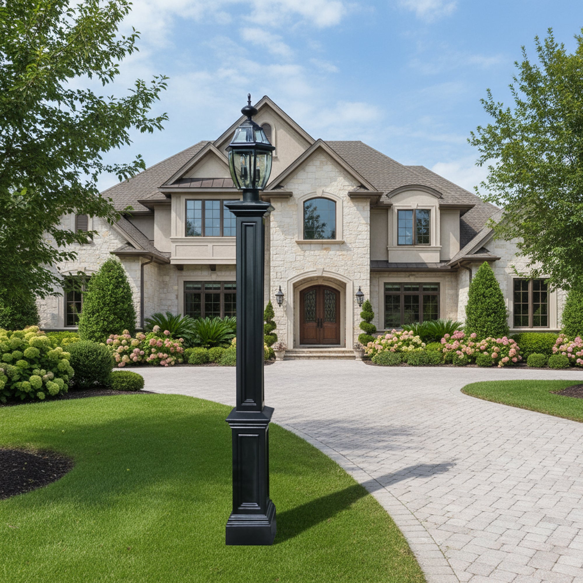 Mayne Signature Lamp Post - With Mount