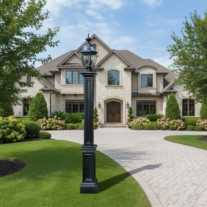 Mayne Signature Lamp Post - With Mount