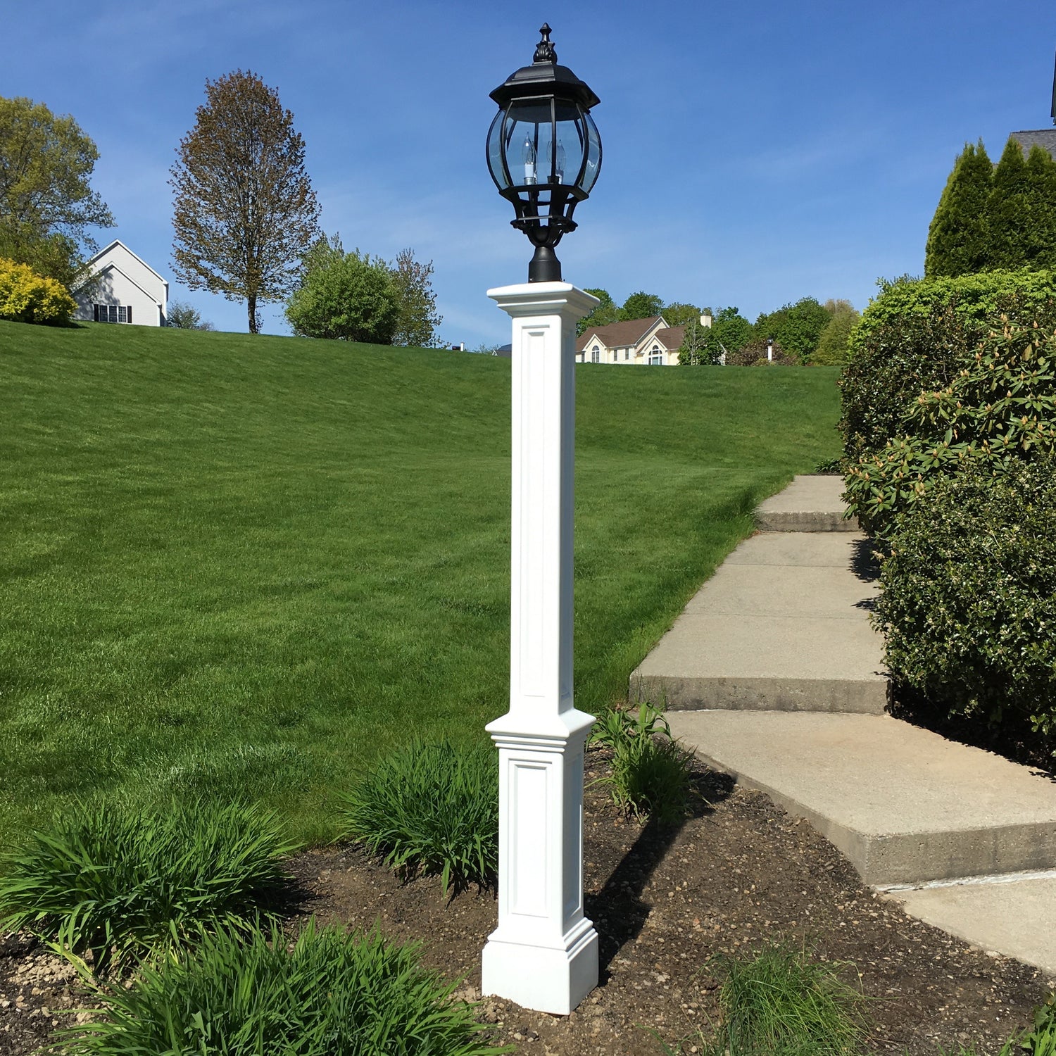 Mayne Signature Lamp Post with PVC Mount