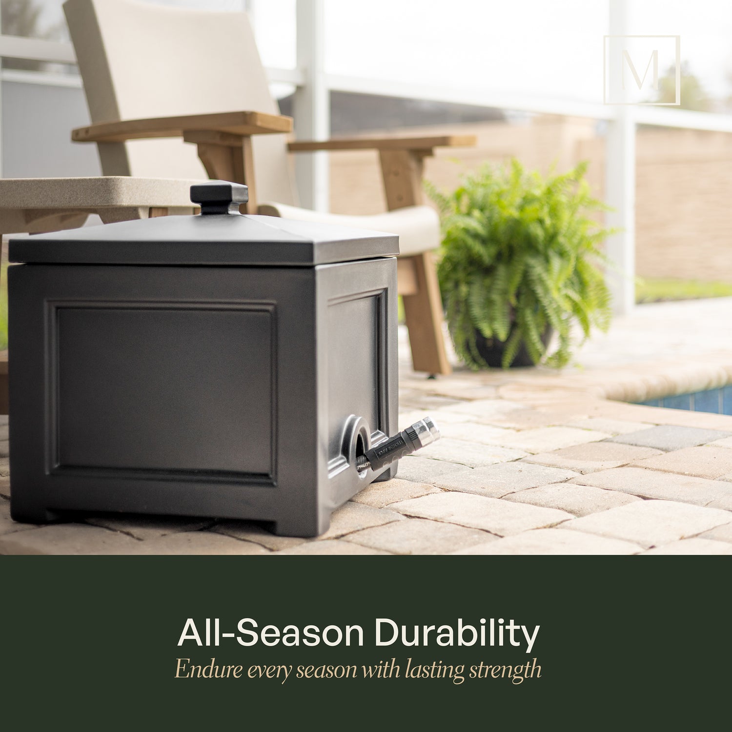 Mayne Fairfield Garden Hose Bin
