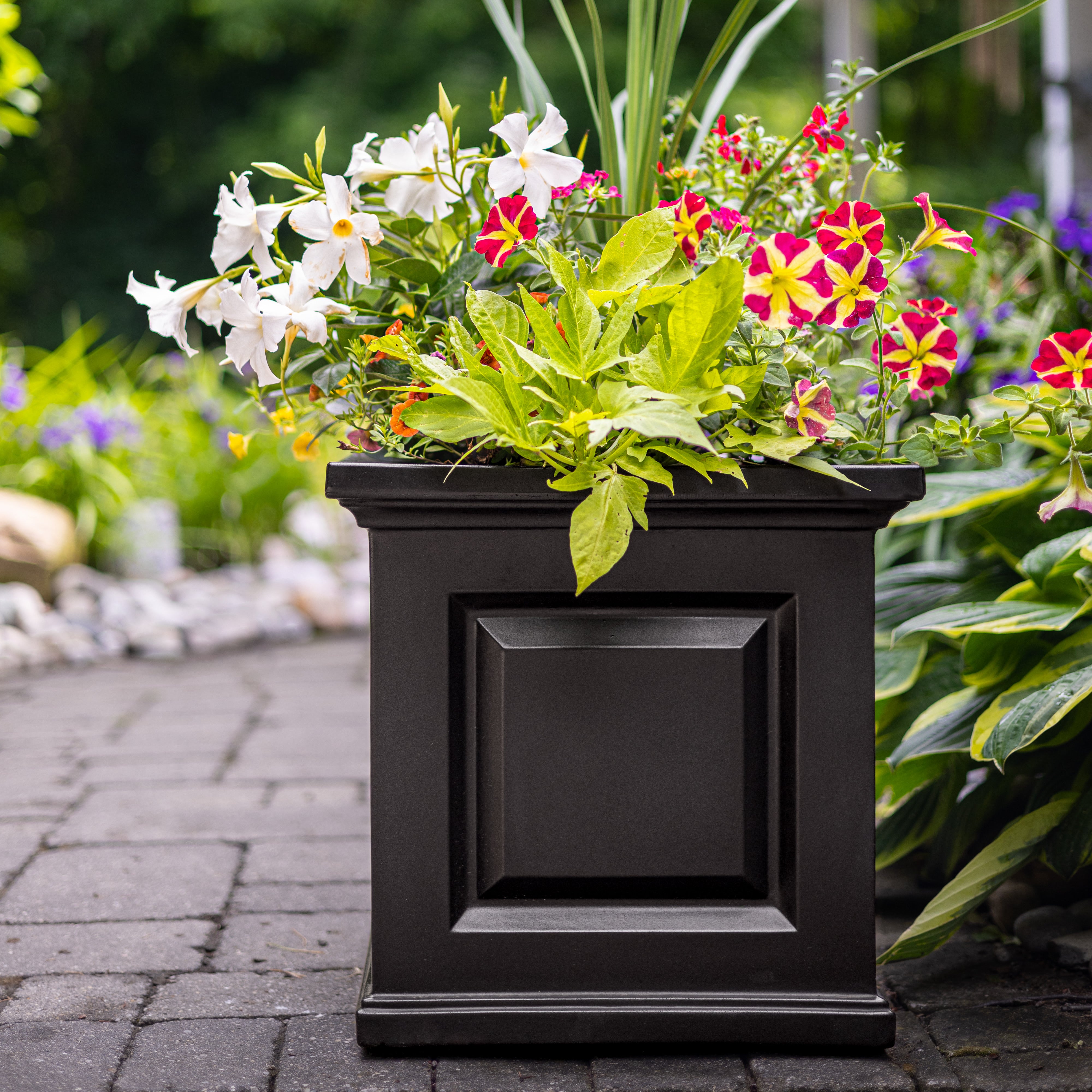 Mayne Nantucket 16-Inch Self-Watering Square Planter – Mayne Inc. US