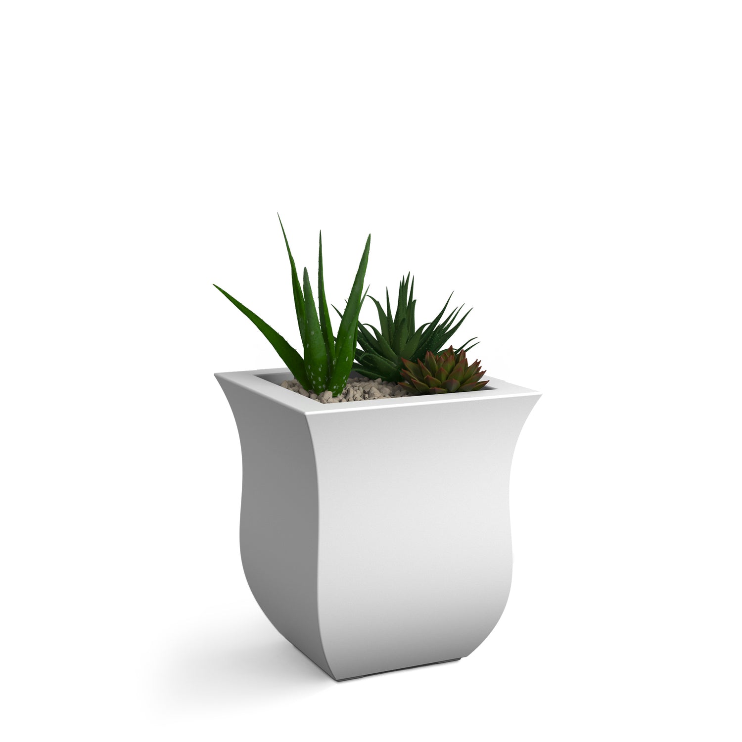 Mayne Valencia 16-Inch Indoor and Outdoor Square Planter