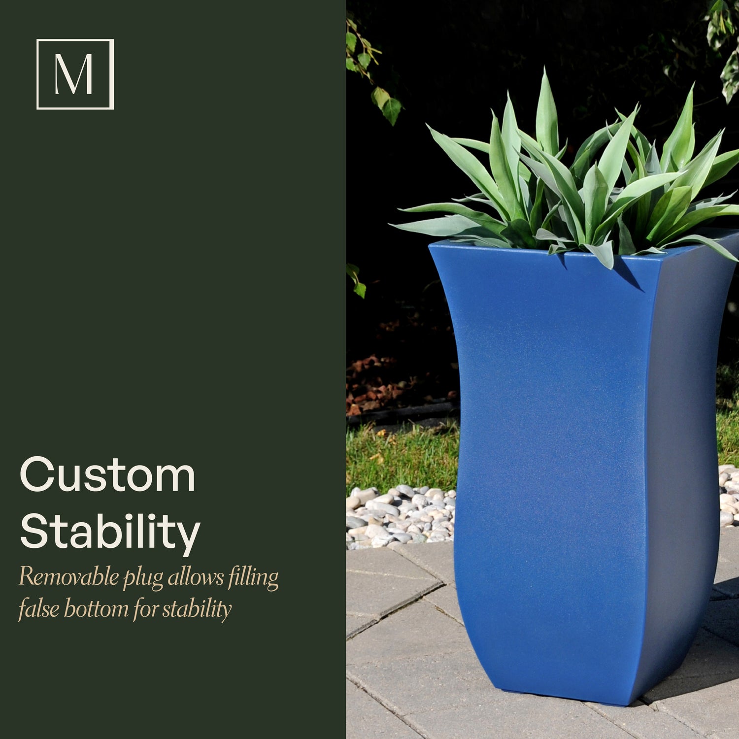Mayne Valencia 30-Inch Outdoor Tall Planter