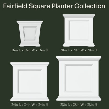 Mayne Fairfield 16-Inch Self-Watering Square Planter