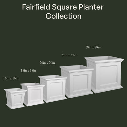 Mayne Fairfield 18-Inch Self-Watering Square Planter