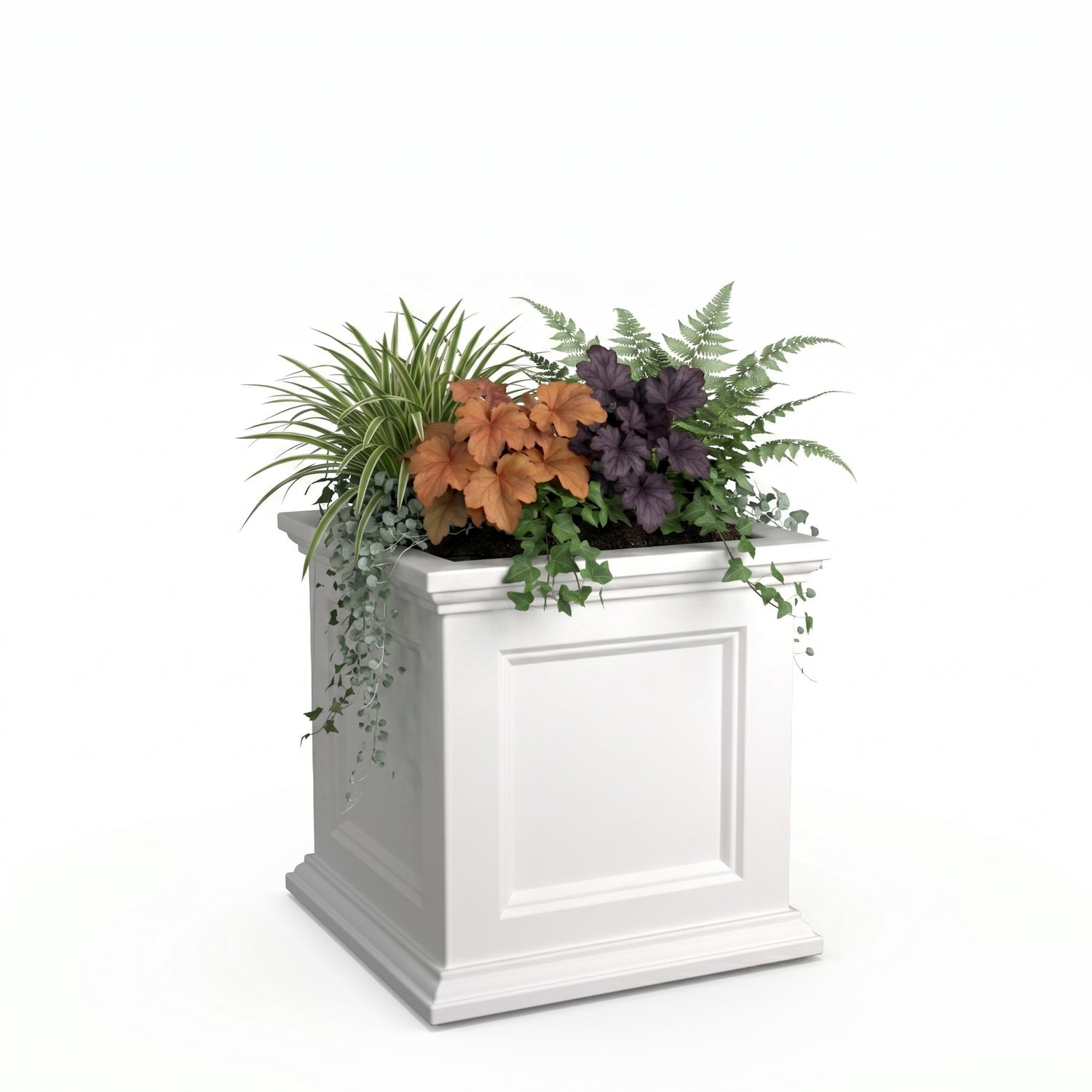 Mayne Fairfield 18-Inch Self-Watering Square Planter