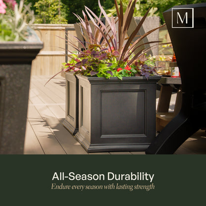 Mayne Fairfield 24in Square Planter