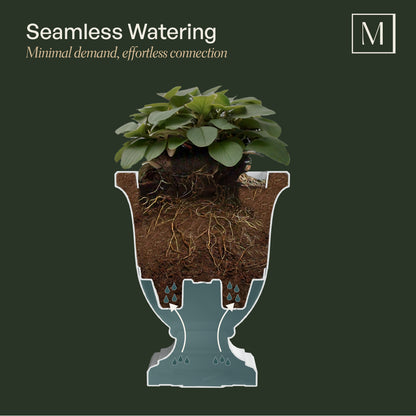Mayne Augusta 20-Inch Self-Watering Tall Planter with Removable Planting Insert