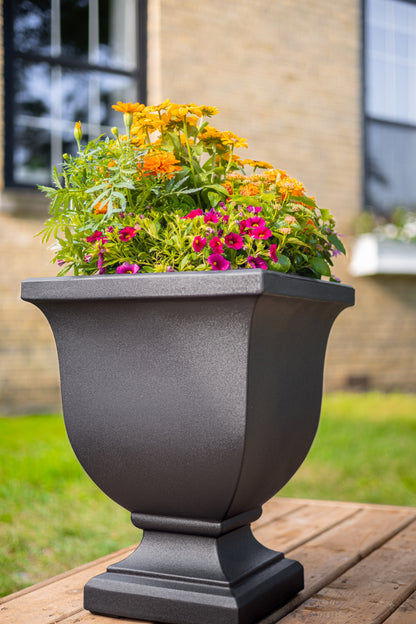 Mayne Augusta 20-Inch Self-Watering Tall Planter with Removable Planting Insert