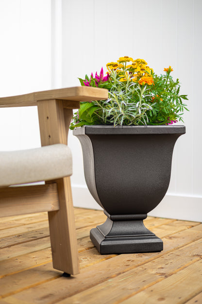 Mayne Augusta 20-Inch Self-Watering Tall Planter with Removable Planting Insert
