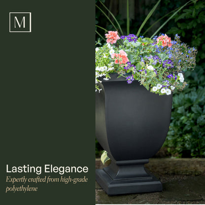 Mayne Augusta 26-Inch Self-Watering Tall Planter with Removable Planting Insert