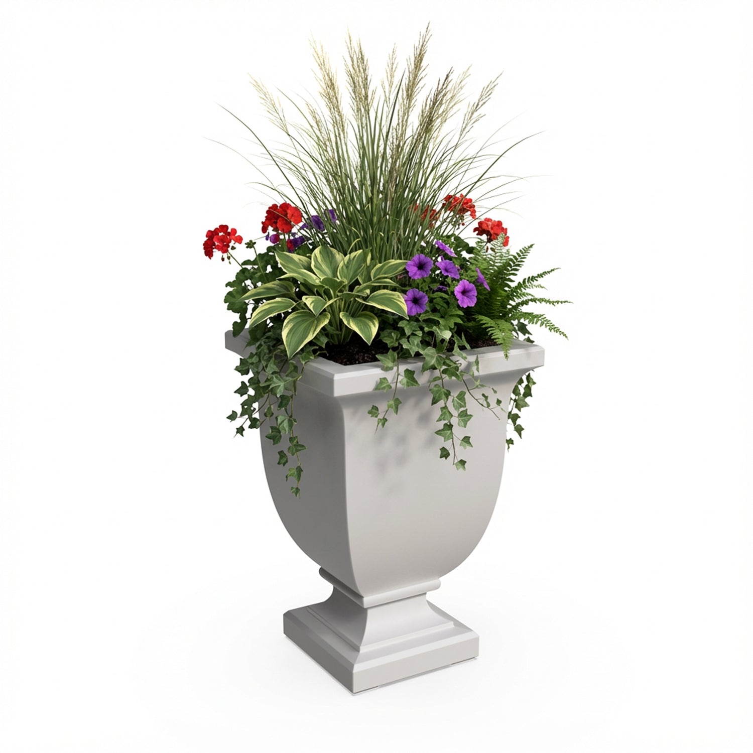 Mayne Augusta 26-Inch Self-Watering Tall Planter with Removable Planting Insert