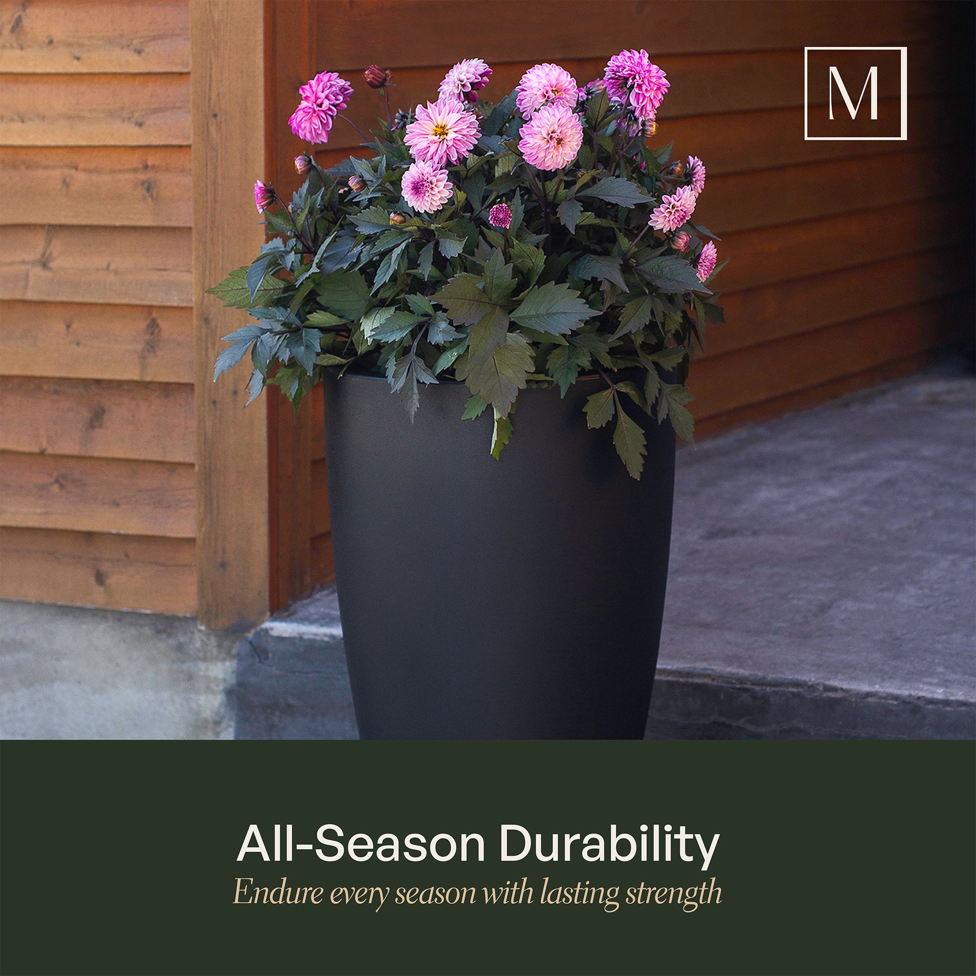 Mayne Caprio 26-Inch Self-Watering Tall Planter