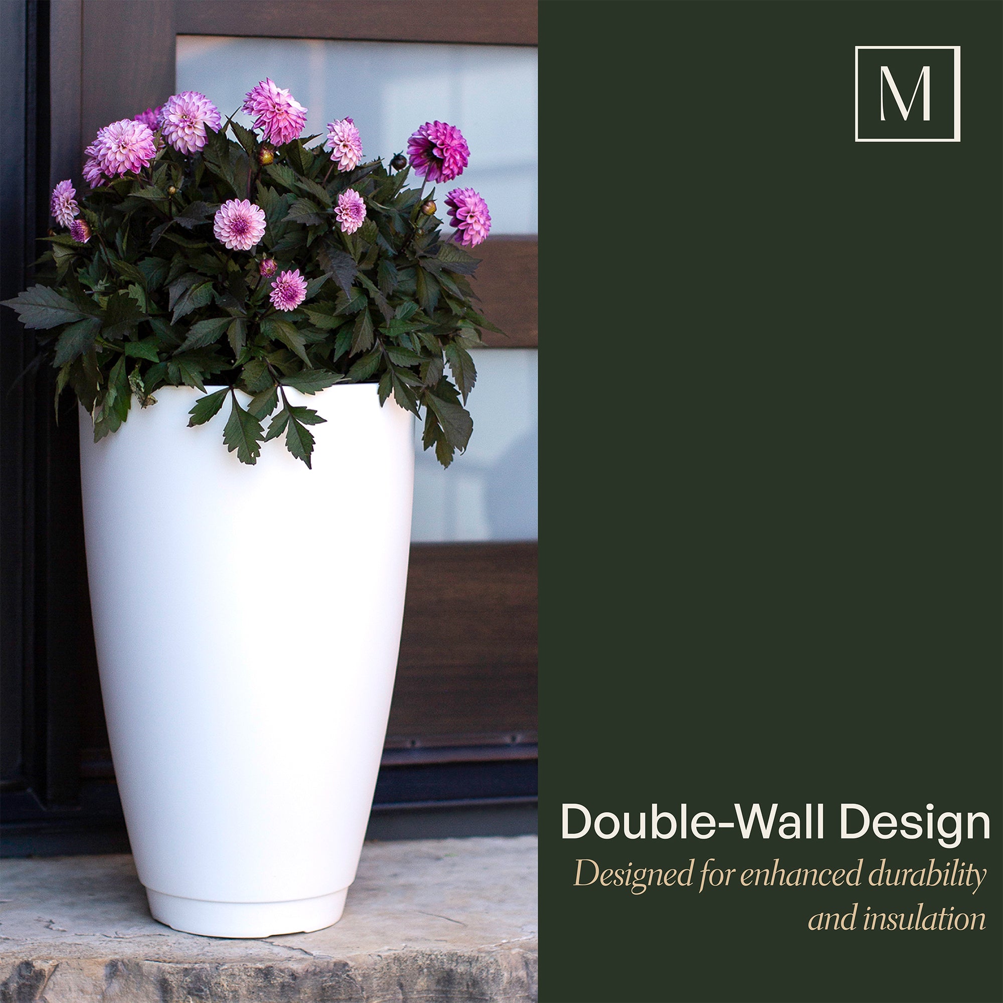 Mayne Caprio 26-Inch Self-Watering Tall Planter