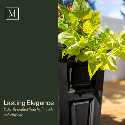 Mayne Wyndham 24-Inch Self-Watering Tall Planter with Removable Planting Insert