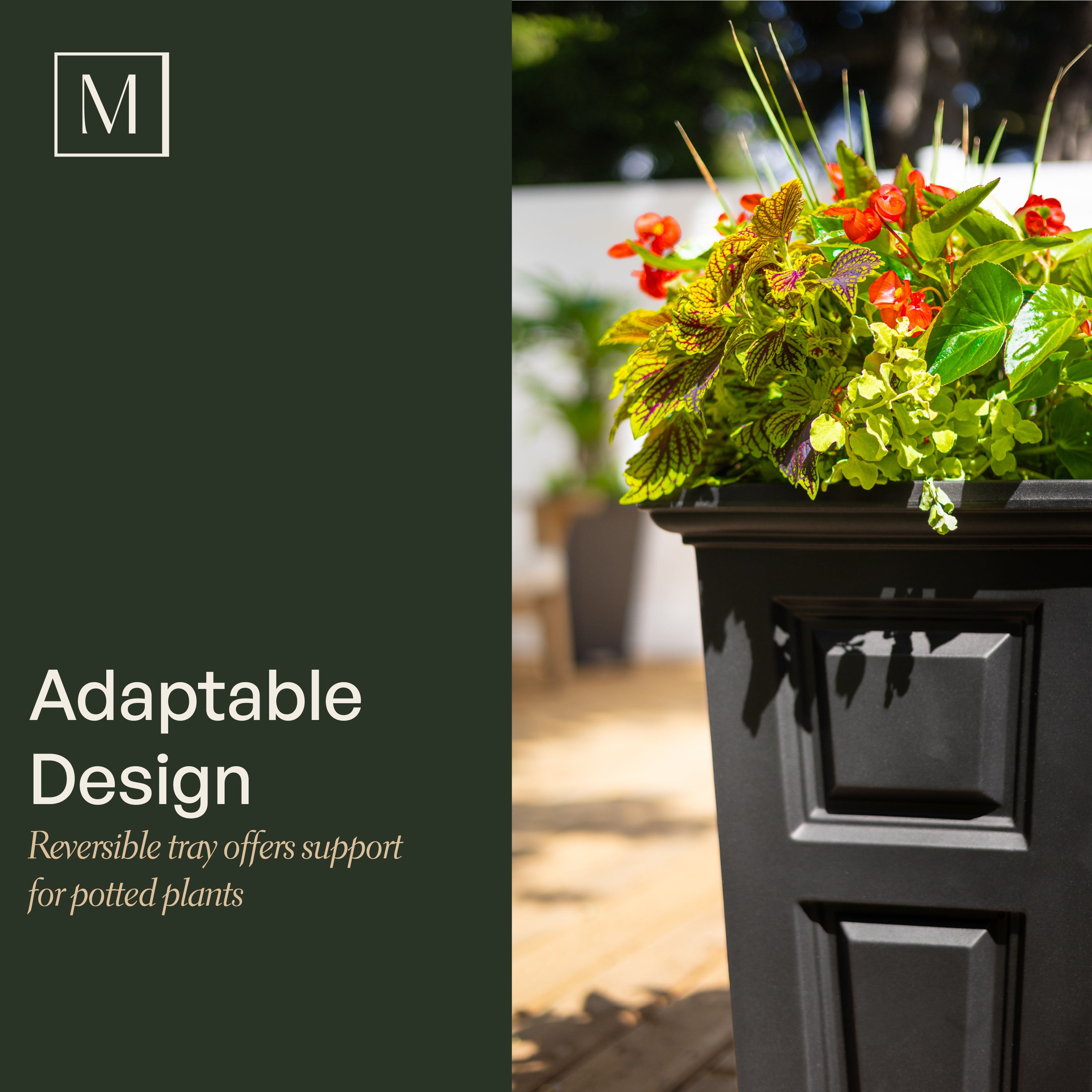 鉢・プランター invisible ink 13th. \" MEX \"SIZE : 1 Mayne Fairfield 20-Inch Self-Watering Square Planter – Mayne Inc.