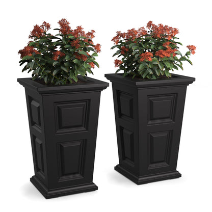 Mayne Wyndham 24-Inch Self-Watering Tall Planter with Removable Planting Insert