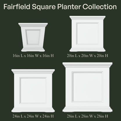 Mayne Fairfield 28-Inch Indoor and Outdoor Square Planter