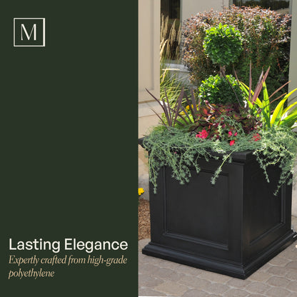 Mayne Fairfield 28-Inch Indoor and Outdoor Square Planter