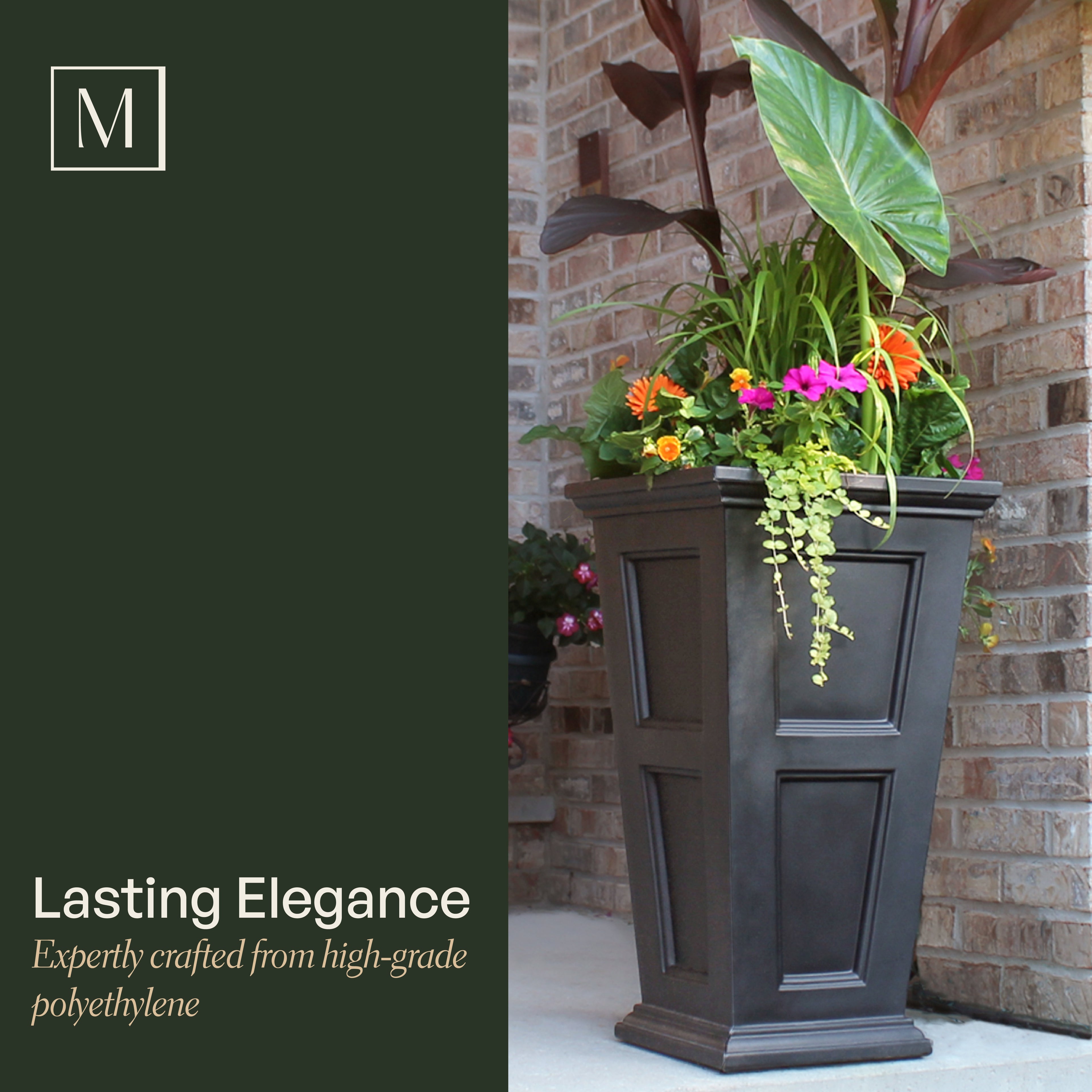 Mayne Fairfield 40-Inch Indoor and Outdoor Tall Planter