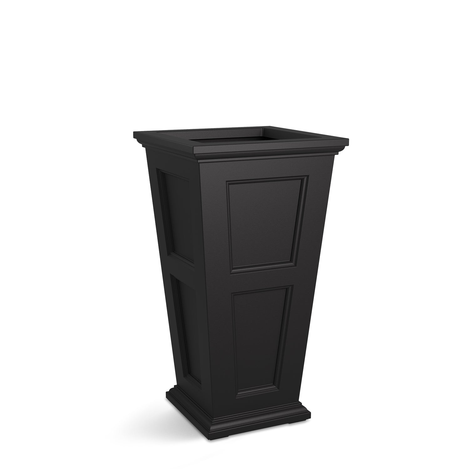 40 gallon planter pots Mayne Fairfield 40 in. Tall Planter Black