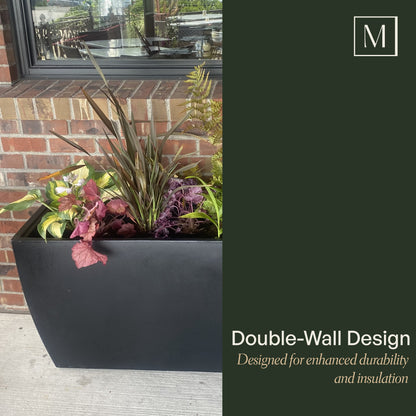 Mayne Kobi 36-Inch Self-Watering Tall Rectangular Planter