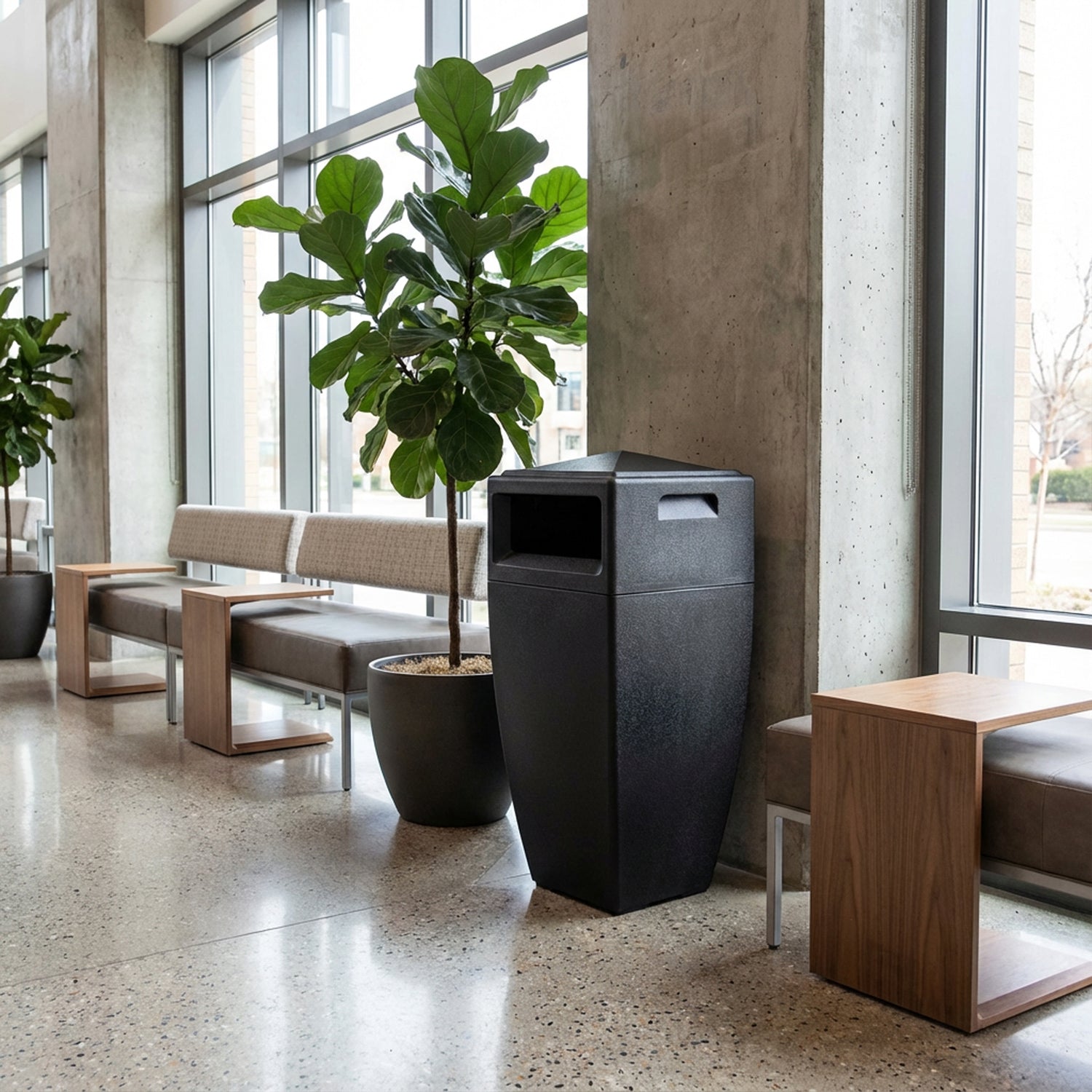 Mayne Kobi 45in Tall Waste Bin