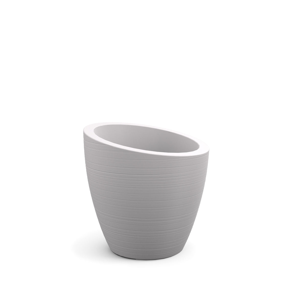 Mayne Modesto 20-Inch Round Indoor and Outdoor Planter (White)