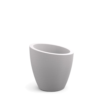 Mayne Modesto 20-Inch Round Indoor and Outdoor Planter (White)