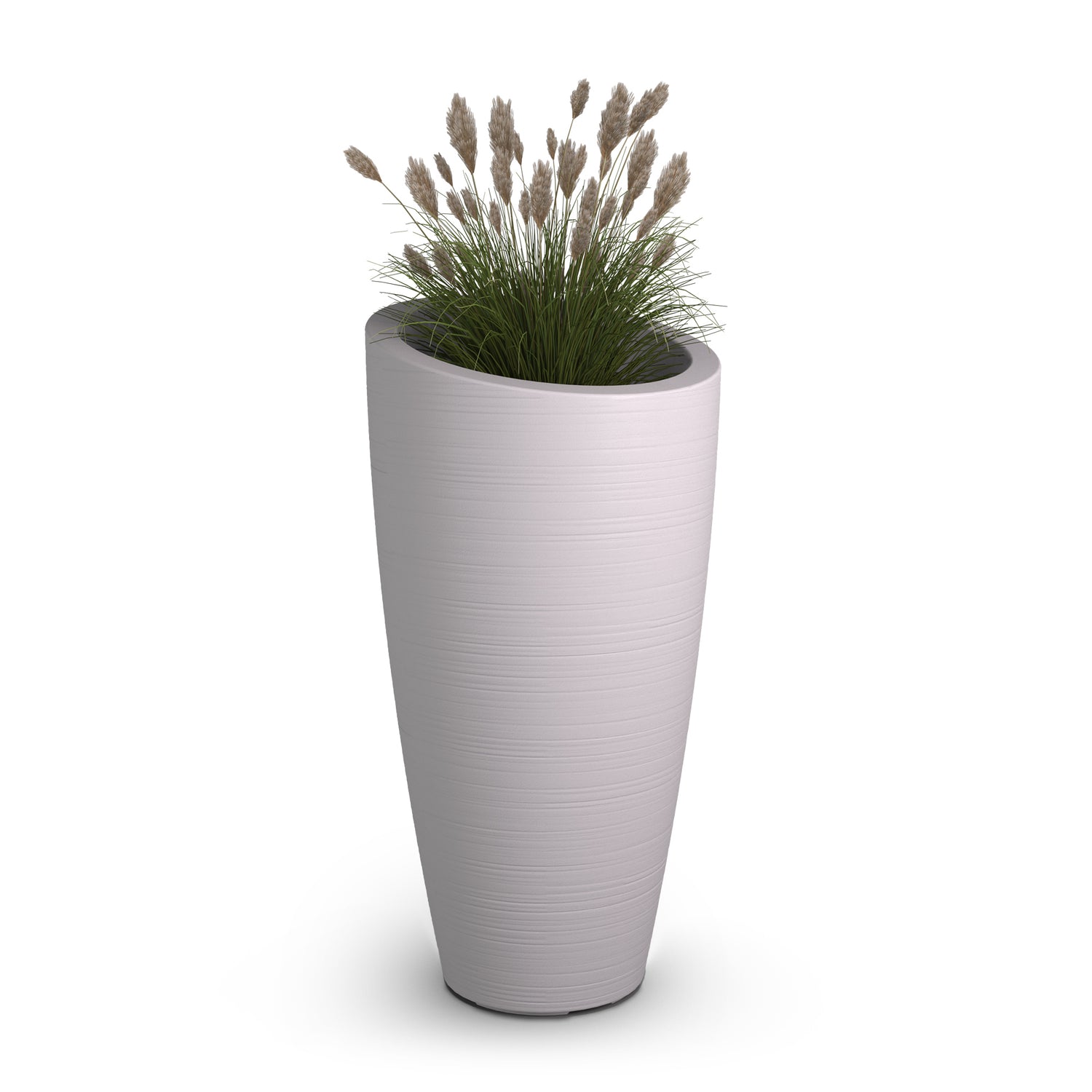 tall ceramic planter indoor Mayne Modesto 32 in. Tall Planter White